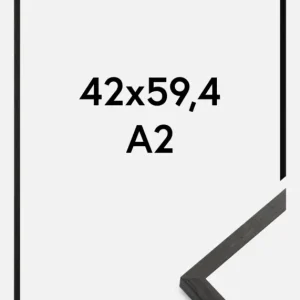 Acheter Direct Fotolijst Chair Glas Zwart 42x59,4 cm (A2)