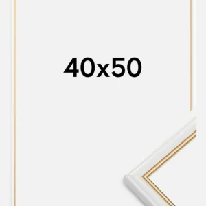 Acheter Direct Fotolijst Classic Glas Wit 40x50 cm