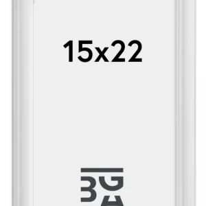 Fotolijst Pla-style Glas Wit 15x22 cm Marque