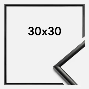 Pas Cher Fotolijst New Lifestyle Glas Zwart 30x30 cm