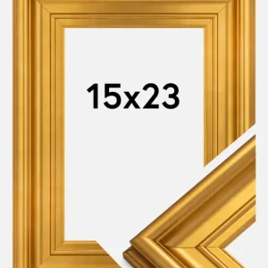 Fotolijst Mora Premium Glas Goud 15x23 cm Promotion Saisonnière