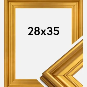 Fotolijst Mora Premium Glas Goud 28x35 cm Quantité Limitée