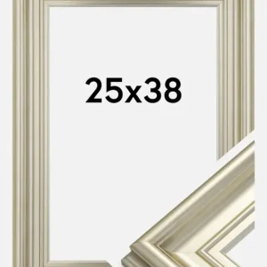 Haute Qualité Fotolijst Mora Premium Glas Zilver 25x38 cm