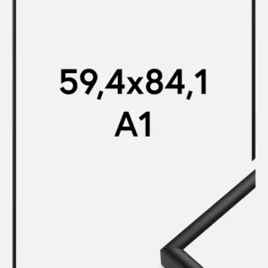 Fotolijst Nielsen Premium Classic Glas Mat Zwart 59,4x84,1 cm (A1) Must-Have