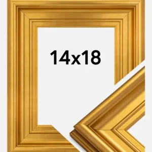 Satisfait Ou Remboursé Fotolijst Mora Premium Glas Goud 14x18 cm