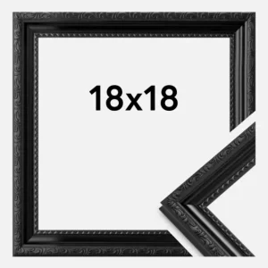 Vente Directe Fotolijst Abisko Glas Zwart 18x18 cm