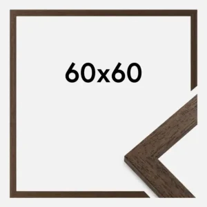 Bon Plan Fotolijst Glas Brown Wood 60x60 cm