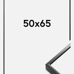 Expédition Rapide Fotolijst Nielsen Premium Alpha Glas Glanzend Zwart 50x65 cm