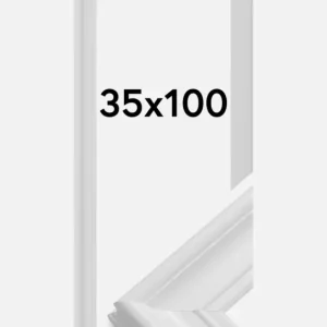 Commander Maintenant Fotolijst Mora Premium Glas Wit 35x100 cm