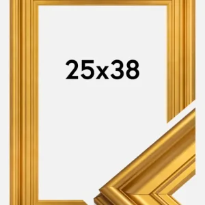 Retour Gratuit Fotolijst Mora Premium Glas Goud 25x38 cm