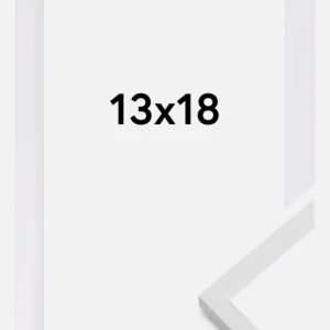 Populaire Fotolijst Steel Style Glas Wit 13x18 cm