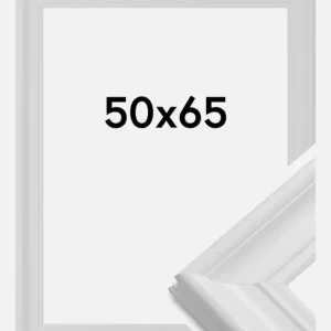 Fotolijst Mora Premium Glas Wit 50x65 cm Retour Gratuit