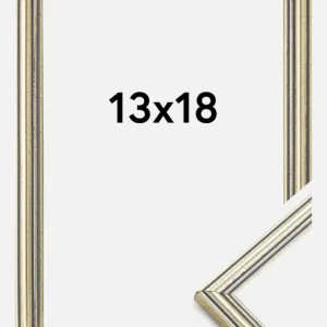 Super Prix Fotolijst Classic Glas Zilver 13x18 cm