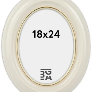 Acheter En Ligne Eiri Mozart Ovaal Glas Wit 18x24 cm