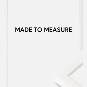 Fotolijst London Wit - Formaat naar keuze (Plexiglas) Super Prix