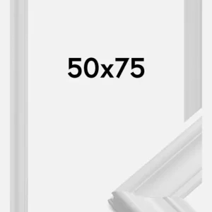 Nouvel Arrivage Fotolijst Mora Premium Glas Wit 50x75 cm