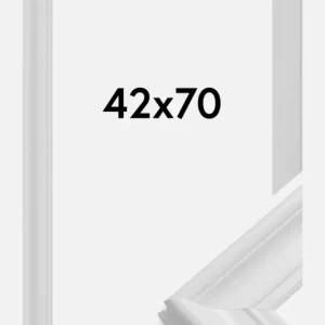 Pas Cher Fotolijst Mora Premium Glas Wit 42x70 cm