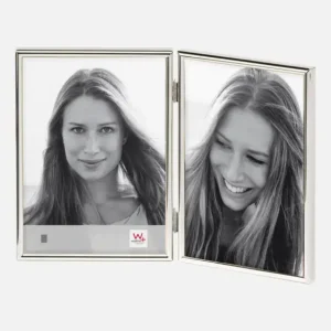 Pas Cher Chloe Vouwlijst Glas Zilver 9x13 cm - 2 Afbeeldingen