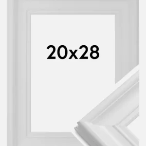 Commande En Gros Fotolijst Mora Premium Glas Wit 20x28 cm