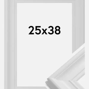 Pas Cher Fotolijst Mora Premium Glas Wit 25x38 cm