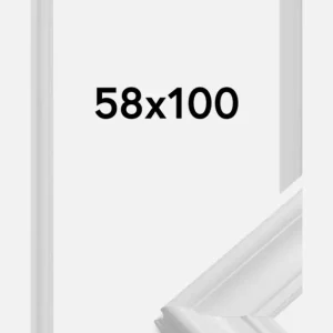Fotolijst Mora Premium Glas Wit 58x100 cm Commander Maintenant