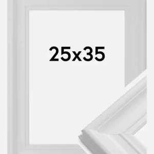 Fotolijst Mora Premium Glas Wit 25x35 cm Remise