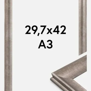 Seulement Aujourd’hui Fotolijst Cupra Zilver 29,7x42 cm (A3)