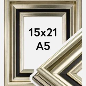 Fotolijst Gysinge Premium Glas Zilver 15x21 cm (A5) Prix Bas