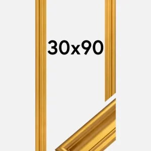 Livraison Express Fotolijst Mora Premium Glas Goud 30x90 cm