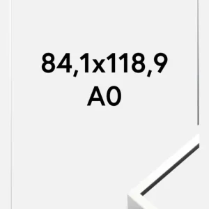 Livraison Gratuite Fotolijst Nielsen Premium Alpha Glas Helder Zilver 84,1x118,9 cm (A0)