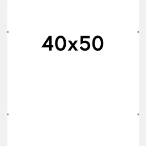 Clipslijst Glas 40x50 cm Meilleur Prix