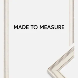 Dernier Modèle Fotolijst Shabby Chic Wit - Formaat naar keuze (Plexiglas)