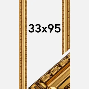 Bon Plan Fotolijst Birka Premium Glas Goud 33x95 cm