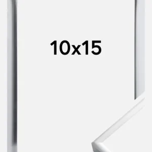Certifié Fotolijst Poster Frame Aluminum Glas Zilver 10x15 cm