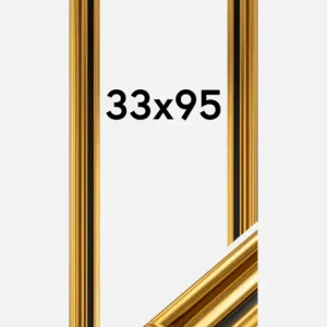 Livraison Express Fotolijst Gysinge Premium Glas Goud 33x95 cm