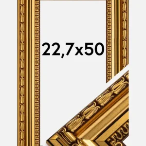 Fotolijst Birka Premium Glas Goud 22,7x50 cm Bon Plan