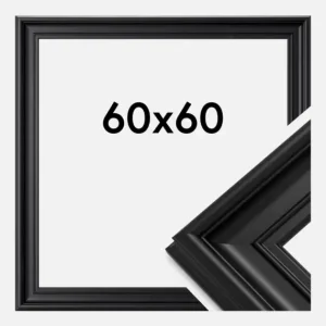 Fotolijst Mora Premium Glas Zwart 60x60 cm Achat Immédiat
