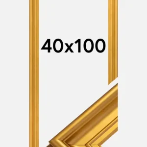 Bon Marché Fotolijst Mora Premium Glas Goud 40x100 cm