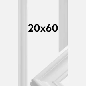 Fotolijst Mora Premium Glas Wit 20x60 cm Prix Réduit