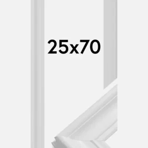 Prix Cassé Fotolijst Mora Premium Glas Wit 25x70 cm
