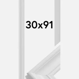 Fotolijst Mora Premium Glas Wit 30x91 cm Top Vente