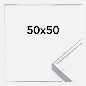 Commander Maintenant Fotolijst Aluminium Glanzend Zilver 50x50 cm