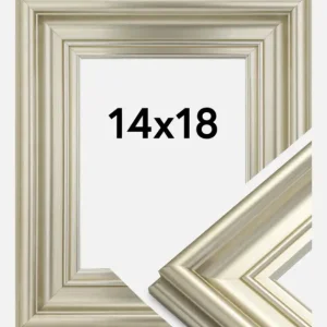 Fotolijst Mora Premium Glas Zilver 14x18 cm Prix Promo