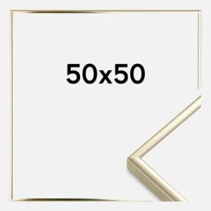 Satisfait Ou Remboursé Fotolijst Aluminium Glanzend Goud 50x50 cm