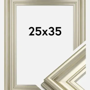 Soldes Fotolijst Mora Premium Glas Zilver 25x35 cm