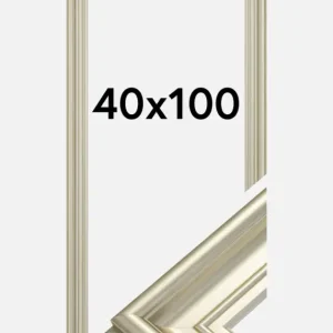 Top Vente Fotolijst Mora Premium Glas Zilver 40x100 cm