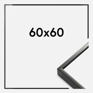 Fotolijst Nielsen Premium Alpha Glas Helder Zwart 60x60 cm Achetez Aujourd’hui