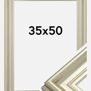 Offre Limitée Fotolijst Mora Premium Glas Zilver 35x50 cm