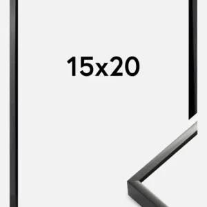 Fotolijst Nielsen Premium Alpha Glas Glanzend Zwart 15x20 cm Promotion Saisonnière