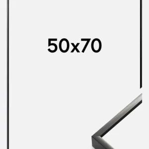 Nouveauté Fotolijst Nielsen Premium Alpha Glas Helder Zwart 50x70 cm